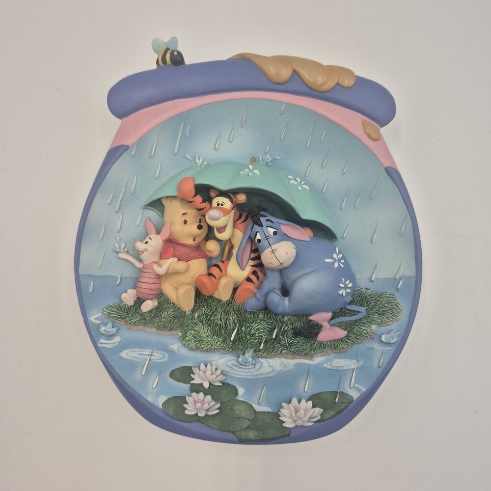 Winnie The Pooh, 1999 3D Limited Edition Plate "Pooh’s Hunnypot Adventures"